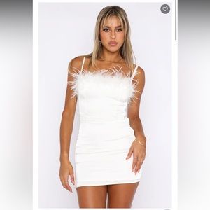 Start Of Something Mini Dress White - S